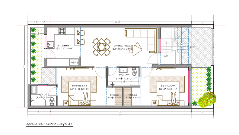 ground floor layout plan