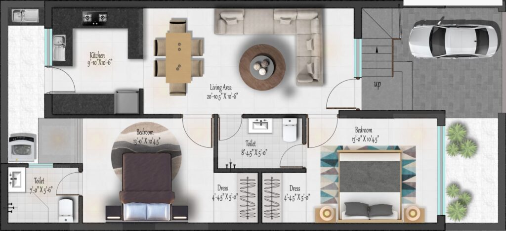 ground floor layout plan